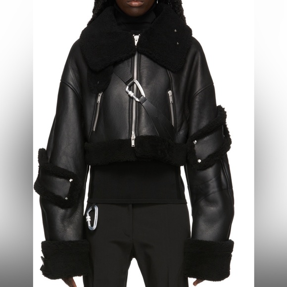 Designer Shearling Jacket - Picture 1 of 6